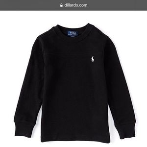Ralph Lauren waffle knit long sleeve tee